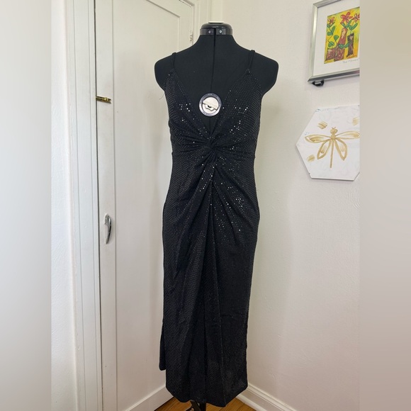 L'AGENCE Dresses & Skirts - L'Agence Chatou Sequin Twist Front Midi Dress - 4 - NWT